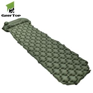 China Geertop Eco Nylon 195x60cm Inflatable Sleeping Bag on sale