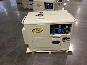 China 1 Phase 6000 Watt Diesel Generator , Diesel Backup Generators For Home on sale