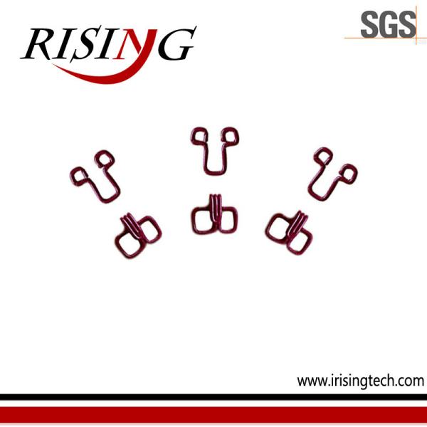 Quality China factory,  0.80mm  Nylon coated hook and eye wire for bra accessories for sale