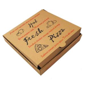 China CMYK Square Cardboard Pizza Boxes Custom Printed Food Packaging on sale