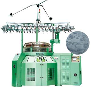 High Speed Single Jersey Jacquard Round Knitting Machine Computer Controlled