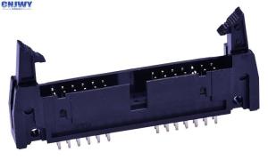 Buy cheap 2 * 20 Pin PCB Wire To Board Connectors With Latch 1.27 Mm Ejector Header product