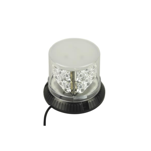 3W Amber Led Beacon Warning Light , 6 Modes LED Flashing Beacon Lights