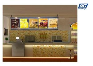 China Single Sided Crystal LED Light Box, Menu Board Crystal Led Frame For Store on sale