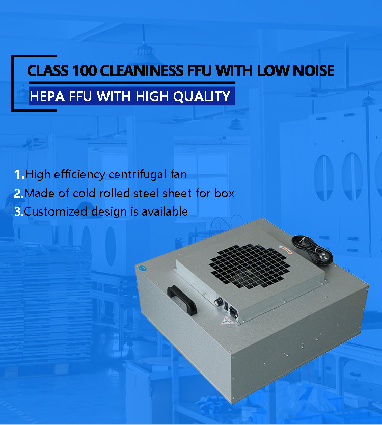 Manual / Computer Control Mode FFU Cleanroom H13 H14 U15 U16 Filtration Level