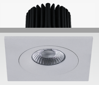 Anti Glare IP54 Black White Housing COB LED Ceiling Mounted Adjustable Spotlights