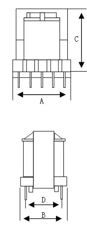 RY-EC Series High Frequency High Voltage Transformer Electronic 3KV 50Hz