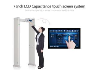 China Multi Zone Door Frame Metal Detector , Outdoor Waterproof Walk Through Scanner on sale