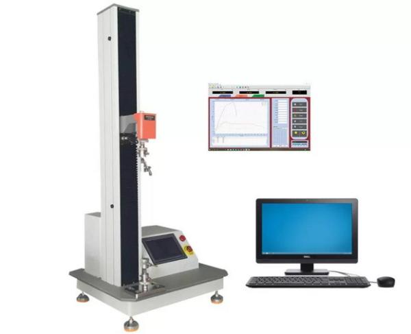 Computer Software single column tensile testing machine max capacity 5KN Stroke