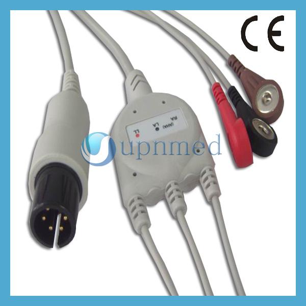 Quality Zoll PD1200 3 lead ecg cbale,1 K resistance for sale
