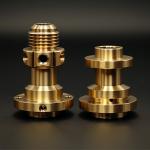 Brass Precision Turned Components CNC Part Turning CNC Lathe Parts Machining