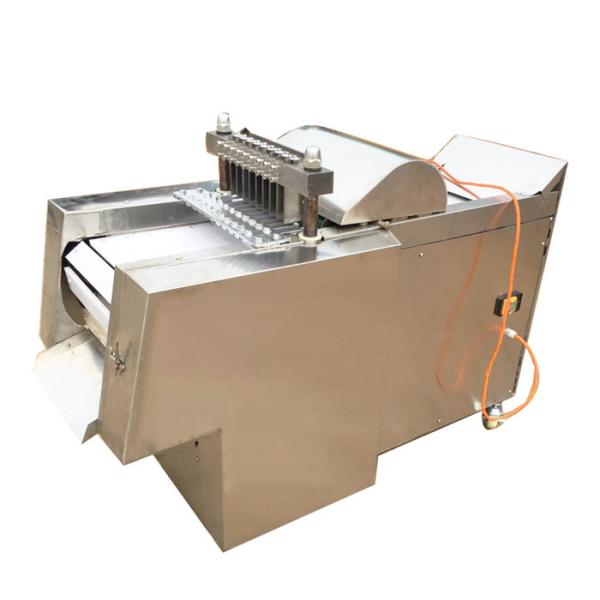Quality 0.7t/ H Meat Processing Machine Chicken Mutton Leg Cutting Machine 2.2kw 2×5cm for sale