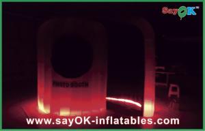 China Wedding Photo Booth Hire Color Change Inflatable LED Photo Booth With Remote Control L3*W2*H2.3M on sale