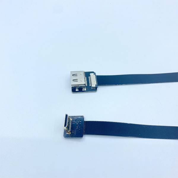 Black FFC Charging HDMI Ribbon Cable Micro HDMI to Standard HDMI Female