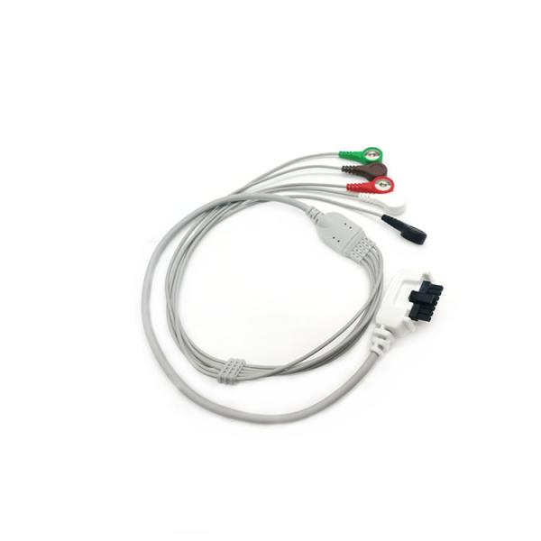 Northeast Monitoring 5 Lead Patient Holter ECG Cable With Snap Type