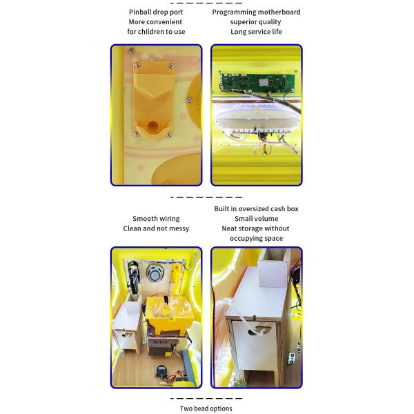 19mm Tiger Arcade Pinball Machine Fun-Filled Entertainment Colorful Design Skill Testing Game Ideal For Kids