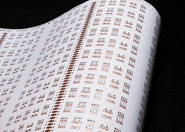 Quality RGBW FPCB 5050,30led/PCS,Size:12*504mm,24V double-sided Board white film FPCB for LED srtrip FPCB for sale