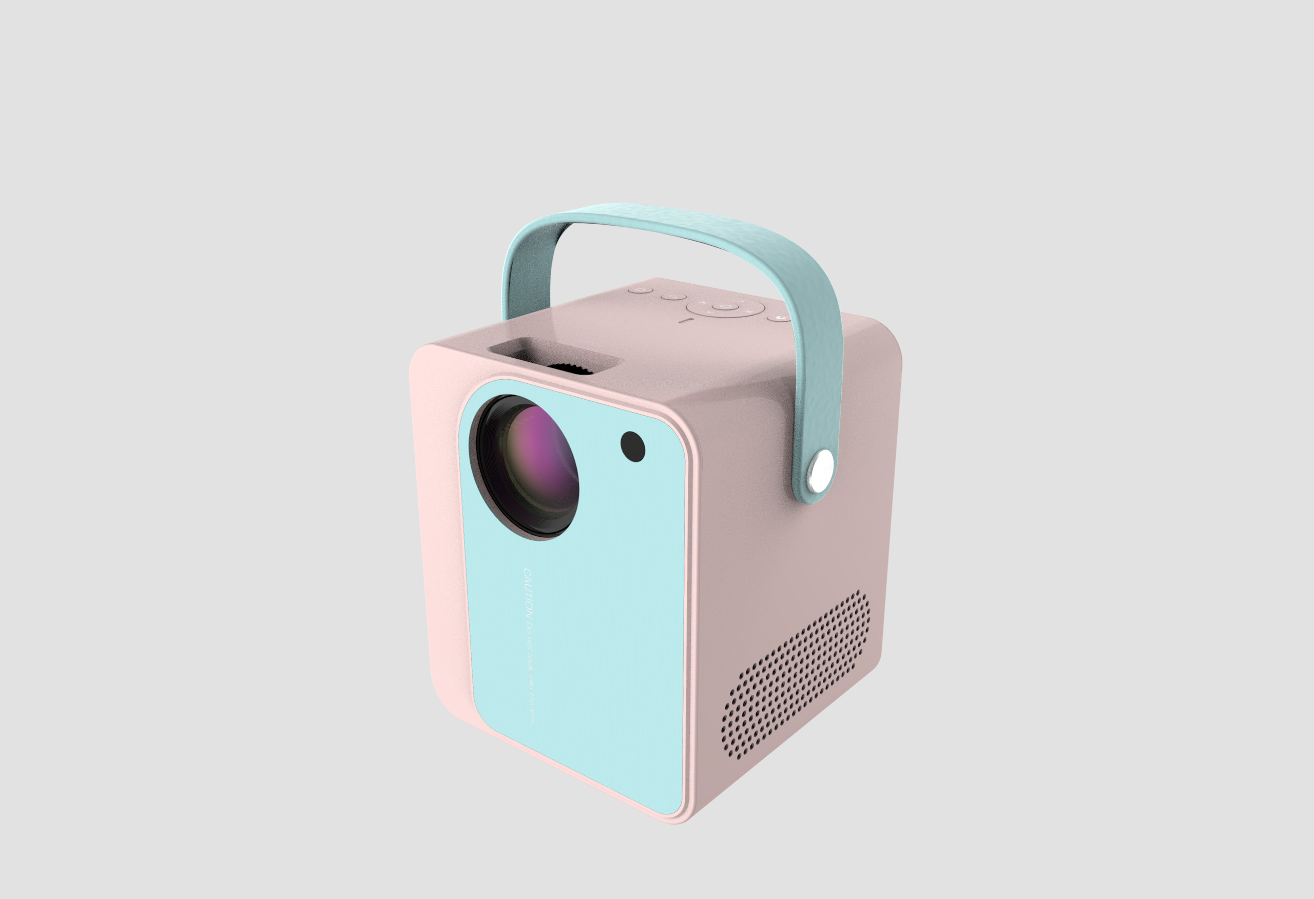 Mini Smart LCD Portable Projector 120 Lumens Android 9.0 OS Wireless Screen