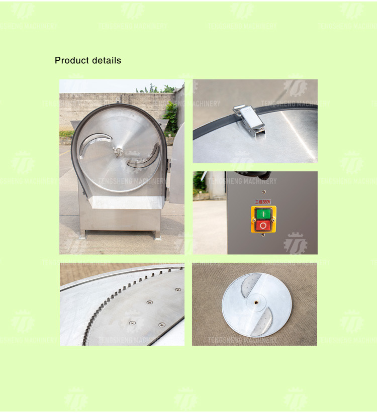 1.5KW 150KG Large slicing and slicing machine Root and stem vegetable cutting machine large knife vegetable