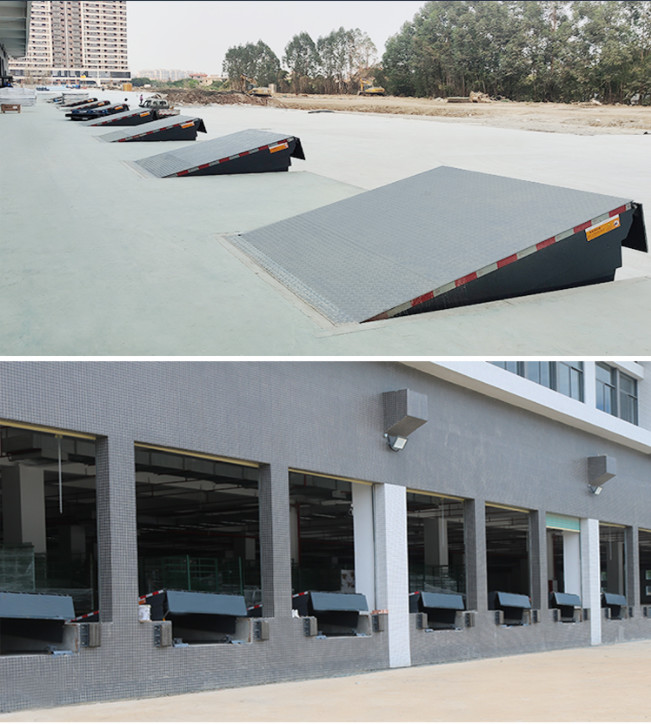 Steel Hydraulic Dock Leveler Custom Load 6t-20 Tons Hydraulic Loading Dock