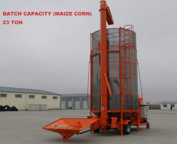 Quality Circulating 23 Ton Per Batch Mobile Maize Dryer With Italian Technology for sale