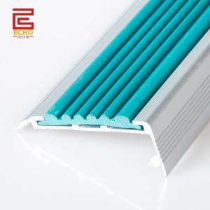 Non Slip Wide Stair Nose Stair Capping Trim Aluminum Metal Stair Nose Tile Edging Trim