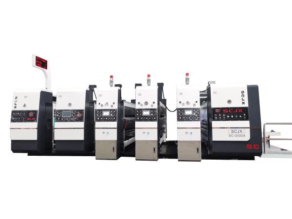 Quality Multi Color Corrugated Carton Flexo Printing Machine For Cardboard Sheet Die Cutting for sale