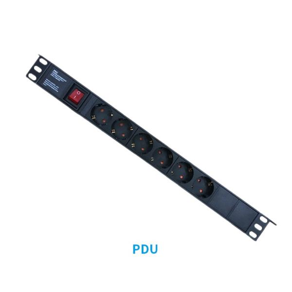 1U UK/EU Type Network Cabinet Accessories For 19 Inch International Standard