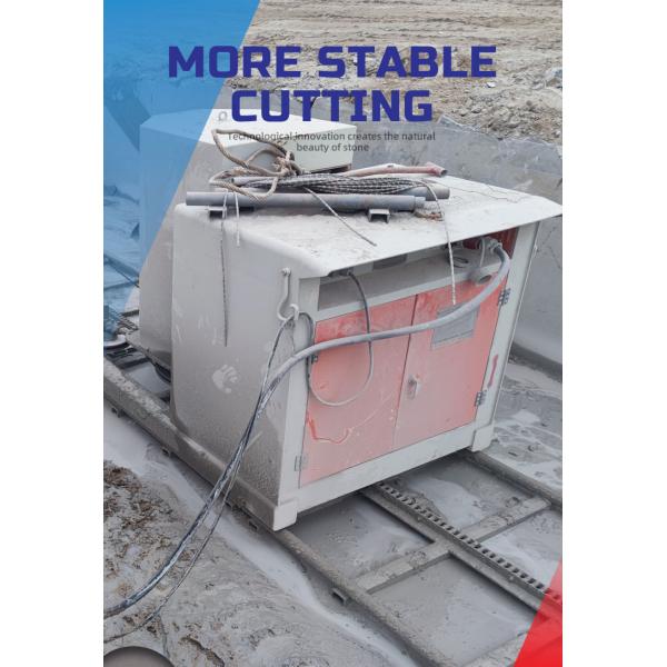 380V Voltage Diamond Wire Rope Machine for Cutting Marble Limestone at 45KW Economy