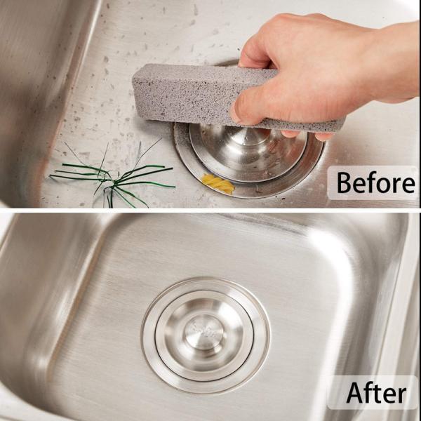 Quality Pumice Stones for Cleaning Scouring Pad Grey Pumice Stick Cleaner for Removing Toilet Bowl Ring Bath Household for sale