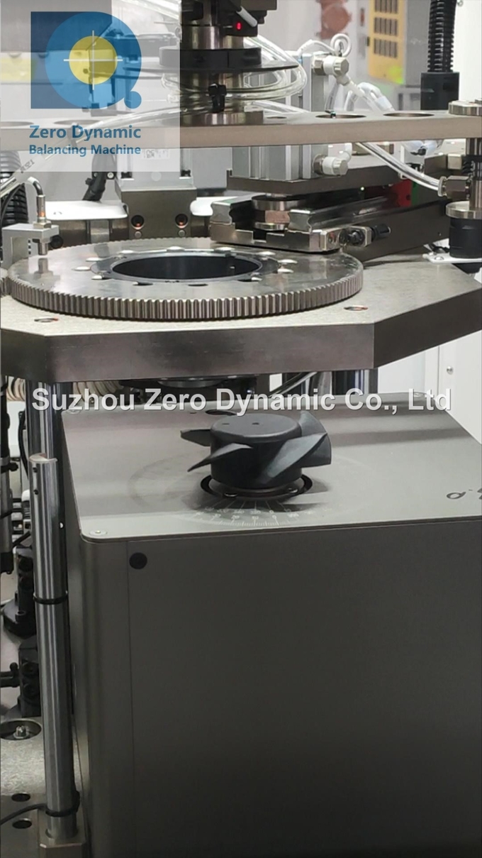 Brushless Plastic Fan Blade Automatic Balancing Machine, Two-station Axial Cooling Fan Double-plane Balancing Machine