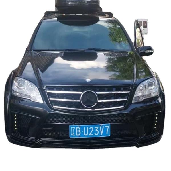 Quality WALD Style Wide Bodyki for Mercedes W164 ML300 ML350 ML400 ML500 ML63 Body Kit Front and Rear Bumper Side Skirts for sale