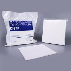 China Recycled Sterile Cleanroom Wipes Silicone Free Industrial Soft Microfiber Lint Free Dry Wipes on sale