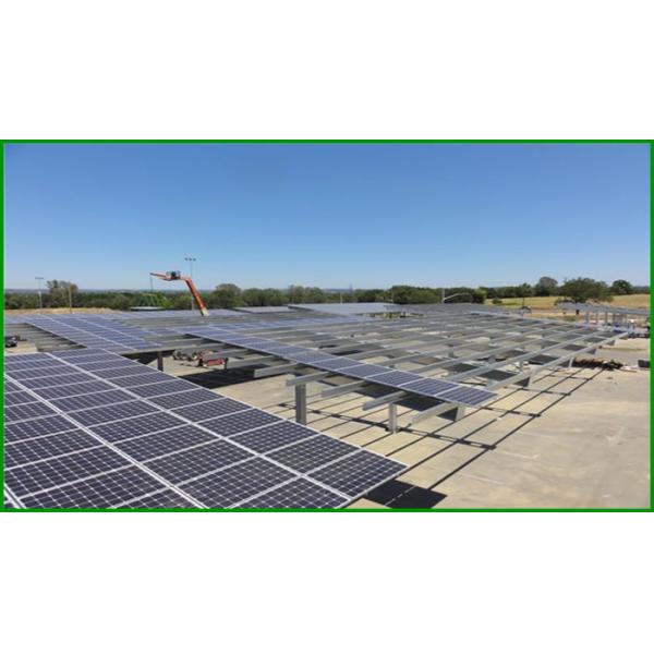 solar racks/ground mounted solar panel mounting brackets with aluminum rails