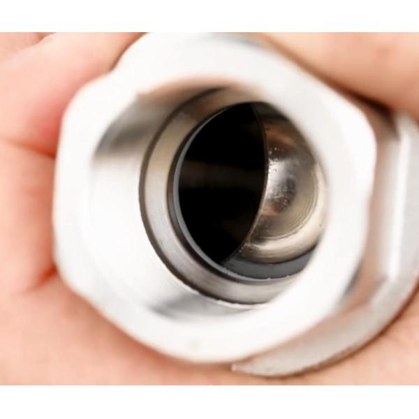 Straight Through Type 2PC Ball Valve with Flanged Connection and Floating Ball Structure