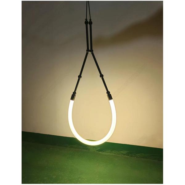 modern minimalistic line chandelier nordic designer creative lamps(wh-mi-450)