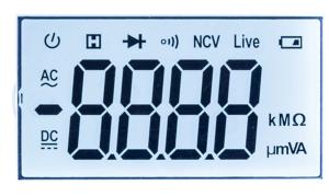 Buy cheap 43.5*26mm White TN LCD Display LCD Segment Display Zebra Connector product