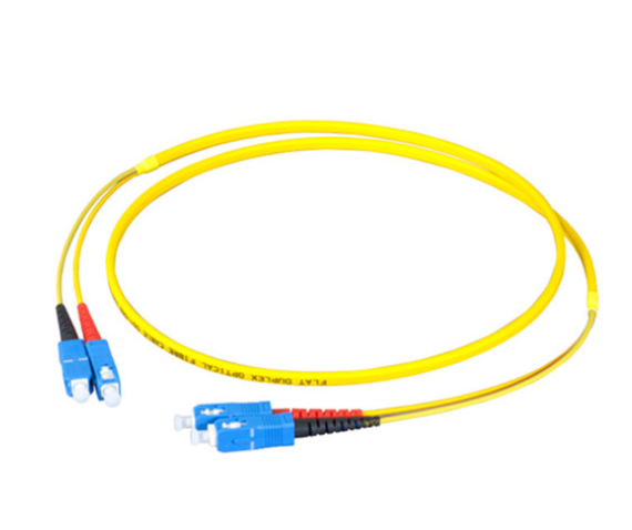 Flat Twin LSZH Ruggedized Fiber Patch Leads With Extra Strength / Durability