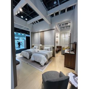 Hardwood Modern Hotel Furniture Bedroom Package Deal Single Sofa