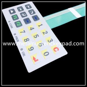 Buy cheap 2.54 Pitch Industrial Numeric Keypad 2.0mm Membrane Switch Keyboard product
