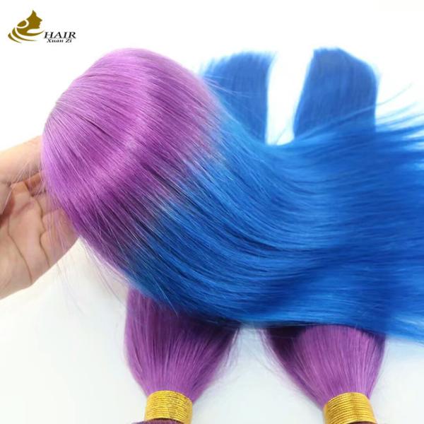 Quality Customized Bulk Curly Human Hair Ombre Extensions Bundles With Closure for sale
