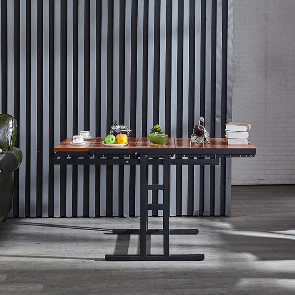 Quality Knock Down Package Multifunctional 75cm Height Convertible Wall Shelf Table for sale