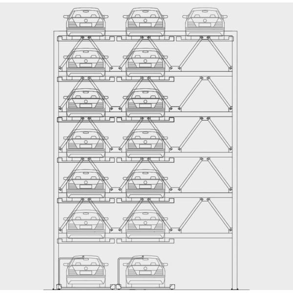 7 Storey Multilevel Car Parking System