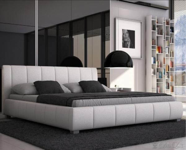 Quality comtemporary leather bed SA27 for sale
