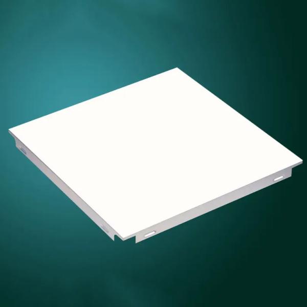 Quality 300x300mm Metal Ceiling Tiles Beveled Pattern Clip In Ceiling System for sale