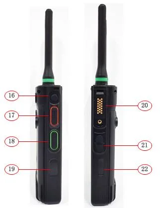 4G/Dmr/WiFi Supported 1T1R AES Handheld Radio