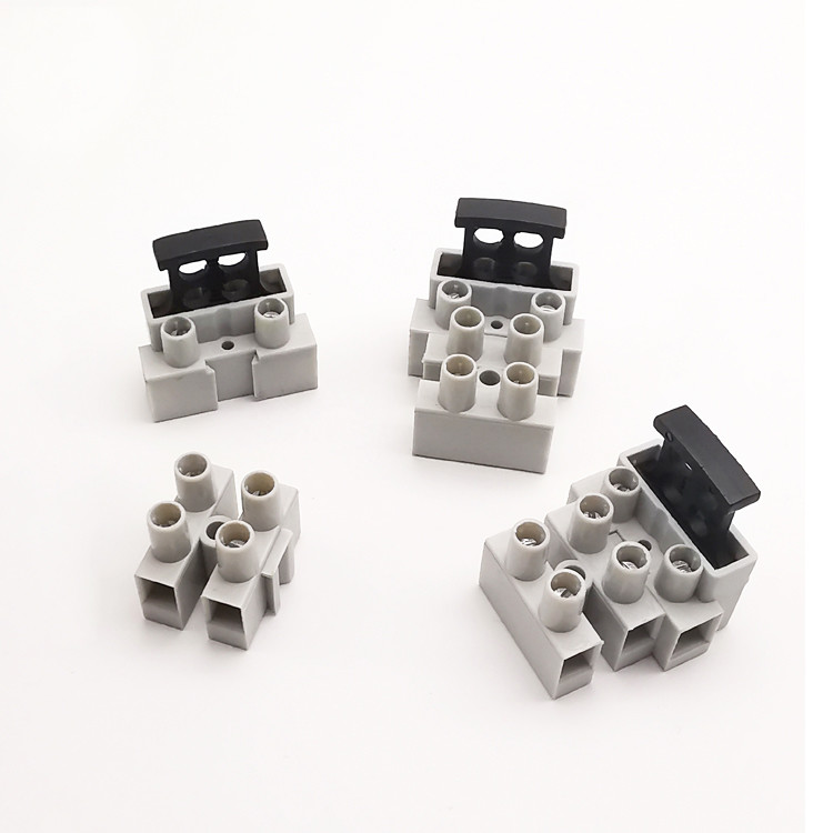 ROHS 1p 2p 3p 4p 5p 5*20mm PA66 Plastic Copper Fuse Block Holder Fuse House Terminal Block For 5x20 Pcb Terminal Block