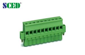 Buy cheap Female PCB Plug In Terminal Block 300V 18A Din Rail With 2P - 22P product