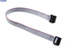 China Custom 10 Pin Flat Ribbon Cable , 2.54 mm 10 Way Idc Ribbon Cable Assembly on sale