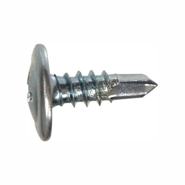 M4.2 X 3/4-Inch Galvanized Self Drilling Screws Wafer Head Phillips Cross Drive